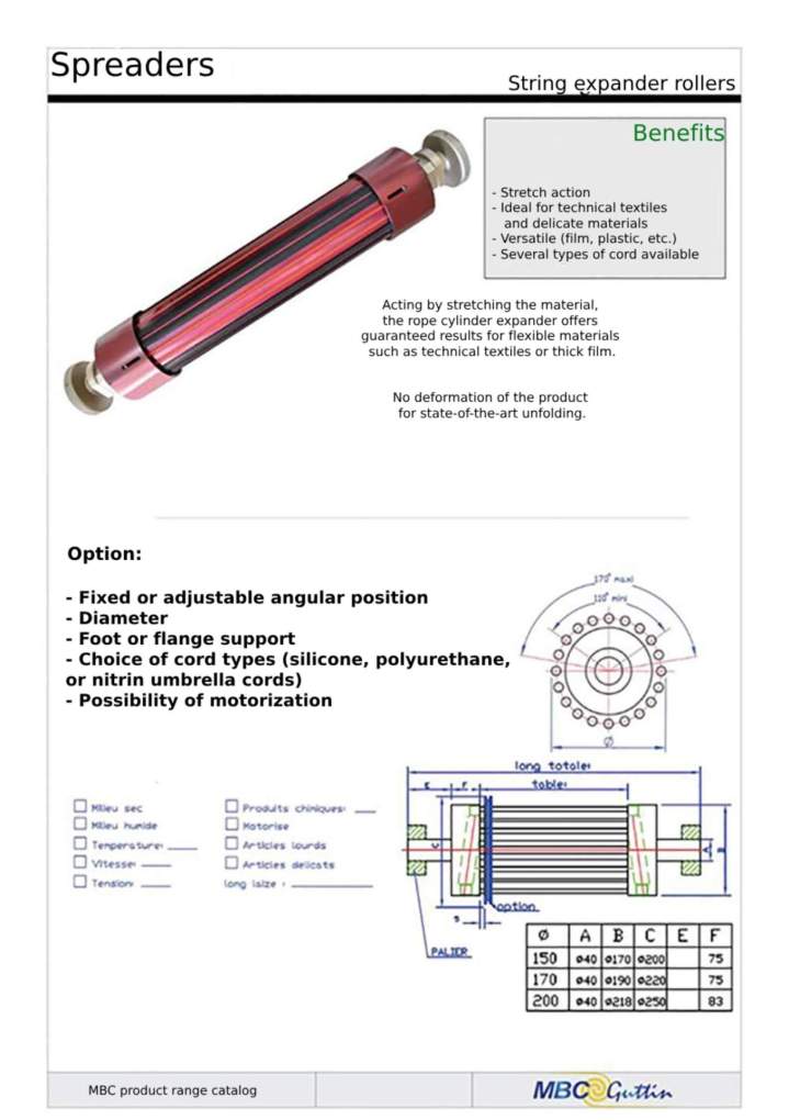 Manufacture of rope cylinders in France